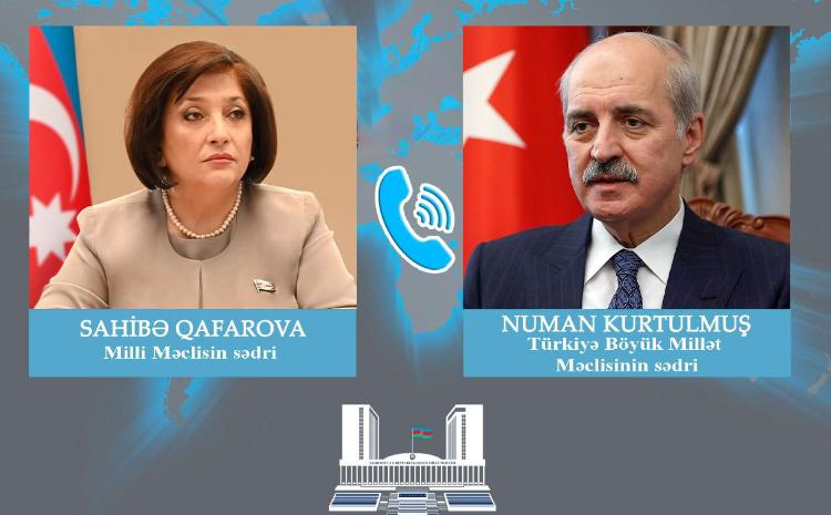 Numan Kurtulmuş Expresses Condolences to Sahiba Gafarova over Air Crash 