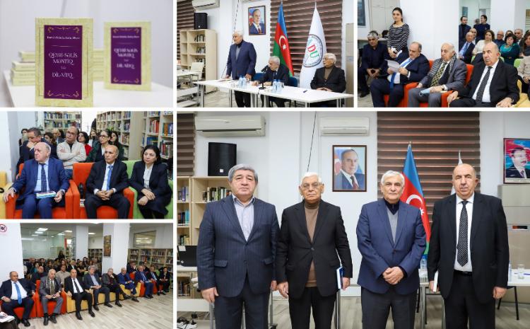 “Qeyri-səlis məntiq və dil-nitq” kitabının müzakirəsi keçirilib 