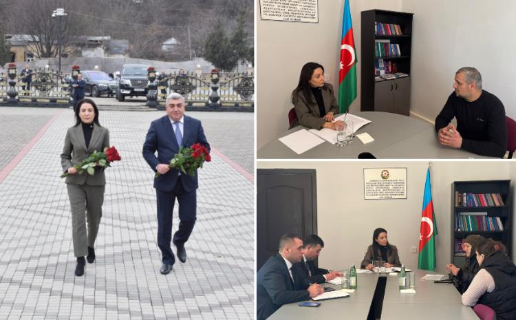 Ombudsman Səbinə Əliyeva Qubada vətəndaşları qəbul edib 