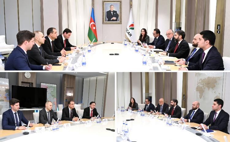 SOCAR-ın prezidenti “MVM Group” şirkətinin baş icraçı direktoru ilə görüşüb 