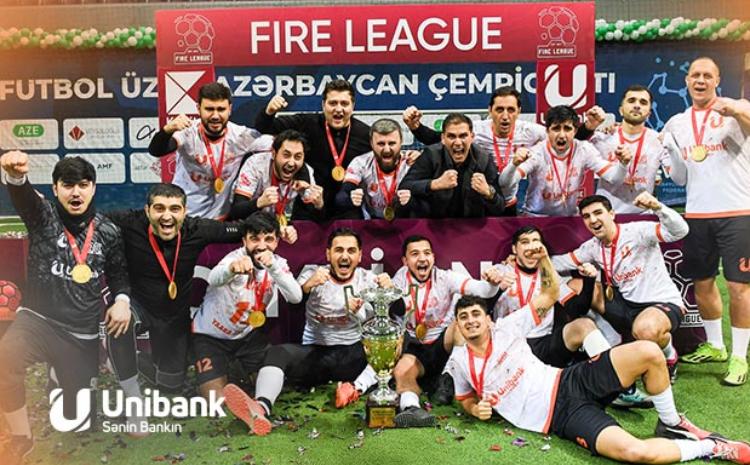 Unibank komandası futbol çempionatının qalibi olub 