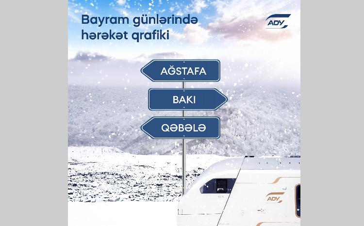 ADY qatarların hərəkət cədvəlinə dəyişiklik edir 