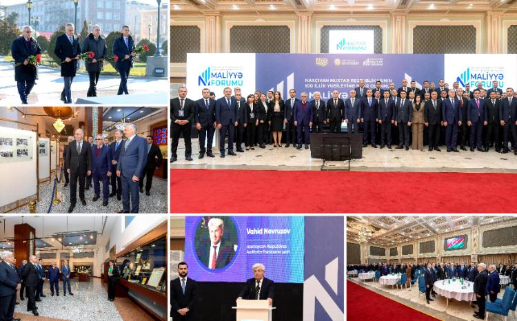 Naxçıvan Muxtar Respublikasının 100 illik yubileyinə həsr olunmuş maliyyə forumu keçirilib 