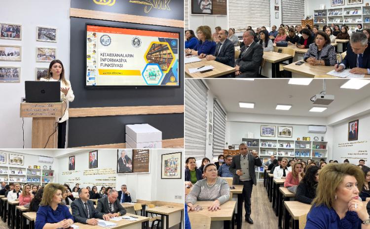 BDU-da elmi seminar: Kitabxanaların informasiya funksiyası 