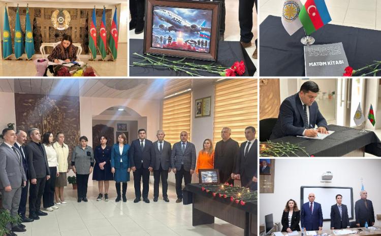 Pedaqoji Universitetdə Aktau faciəsinin qurbanları anılıb 