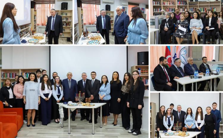 ADU-da “Xanuka möcüzəsi” adlı tədbir keçirilib 