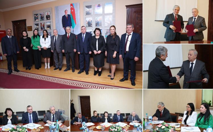 ADPU ilə Kataliz və Qeyri-üzvi Kimya İnstitutu arasında əməkdaşlıq memorandumu imzalanıb 