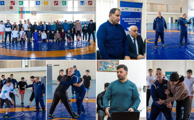 Güləş məşqçilərinin Ümumrespublika seminarı sona yaxınlaşır 