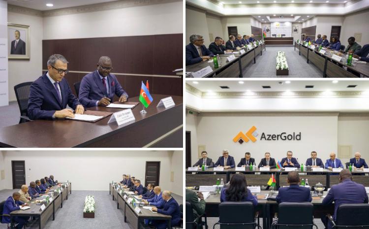В ЗАО "AzerGold" состоялась встреча с делегацией Республики Гвинея-Бисау 