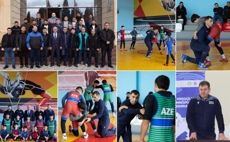 Tərtərdə güləşin inkişafına dəstək: regional seminar keçirildi 