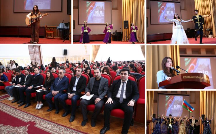 “Bir bayraq altında” - Pedaqoji Universitetdə Həmrəylik Günü qeyd edildi 