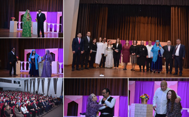 ADPU-nun Şamaxı filialı Milli Teatr Gününü tamaşa ilə qeyd edib 