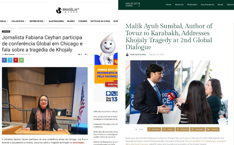 İllinoysda Xocalı soyqırımı ilə əlaqədar keçirilən tədbir xarici mətbuatda işıqlandırılıb 