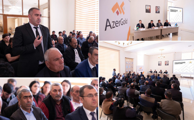 “AzerGold” QSC-nin KSM Komitəsinin üzvləri Göygöldə yerli sakinlərlə görüşüb 