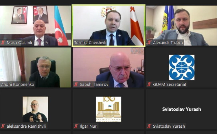 GUAM PA-nın videokonfrans formatında Büro və sessiya iclasları keçirilib 