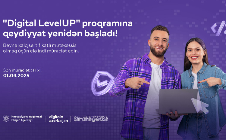 İKT sahəsində yüksəkixtisaslı kadrlar yetişdirən ödənişsiz proqrama qeydiyyat başladı 