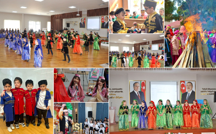 Təhsil müəssisələrində Novruz şənlikləri 