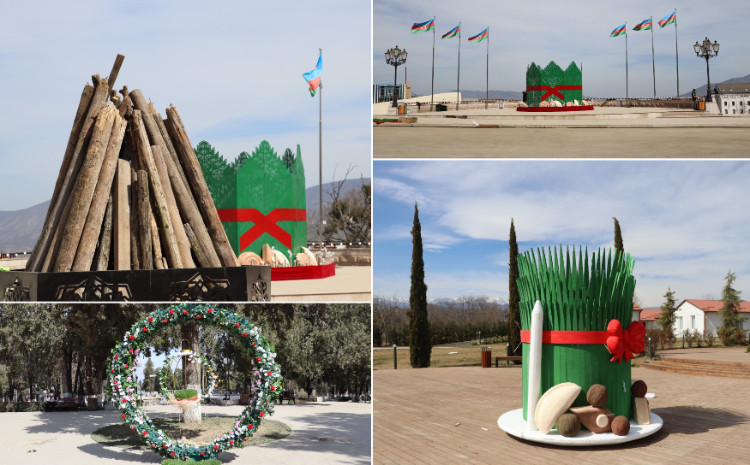 Xankəndi və Xocalıda  Novruz bayramına hazırlıq gedir 