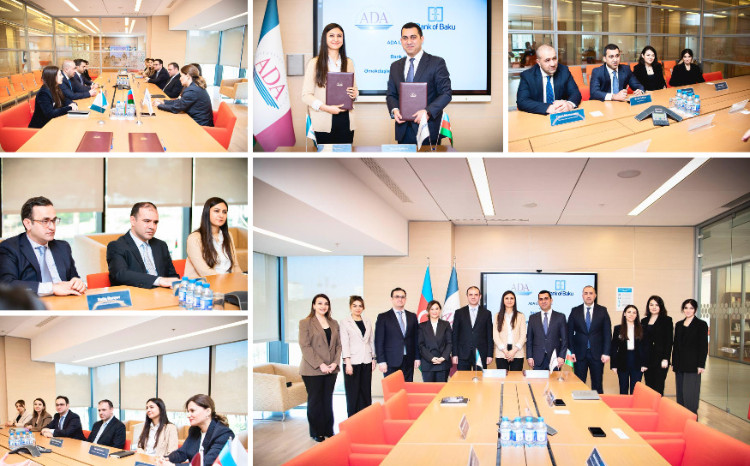 ADA Universiteti və Bank of Baku arasında memorandum imzalanıb 