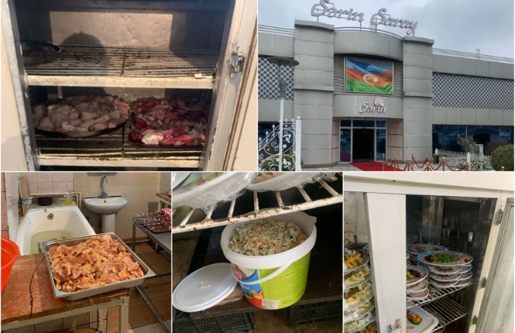 “Sərin” şadlıq evində mənşəyi məlum olmayan məhsullar aşkarlandı 