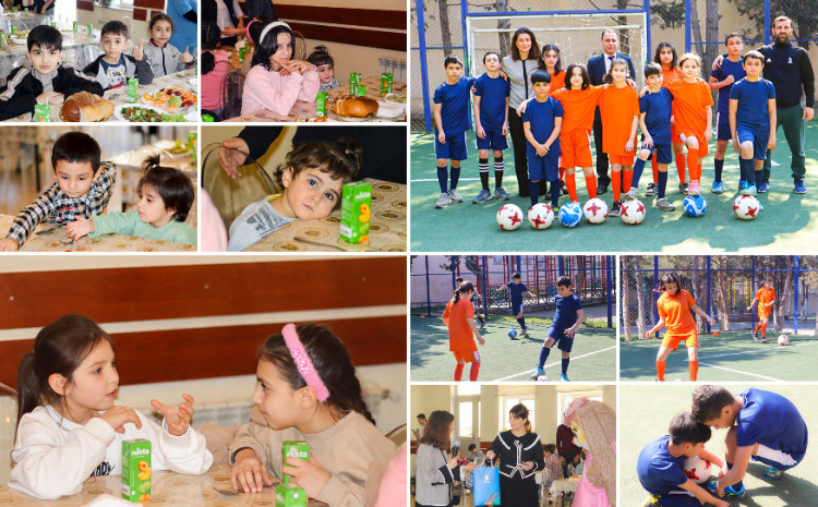 AFFA-nın dəstəyi ilə 2 saylı uşaq evində futbol dərsləri və Novruz tədbiri keçirildi 
