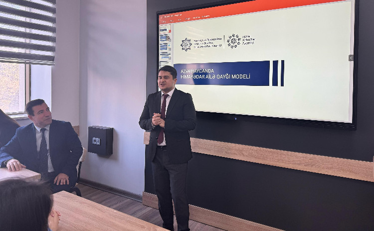 Sosial Xidmətlər Agentliyinin departament müdiri BDU tələbələri ilə görüşüb 