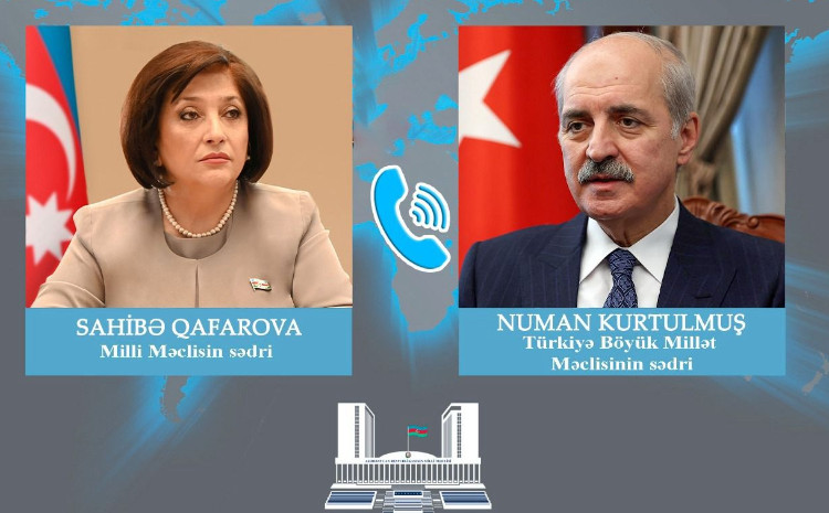GNAT Speaker Numan Kurtulmuş Calls Milli Majlis Speaker Sahiba Gafarova 