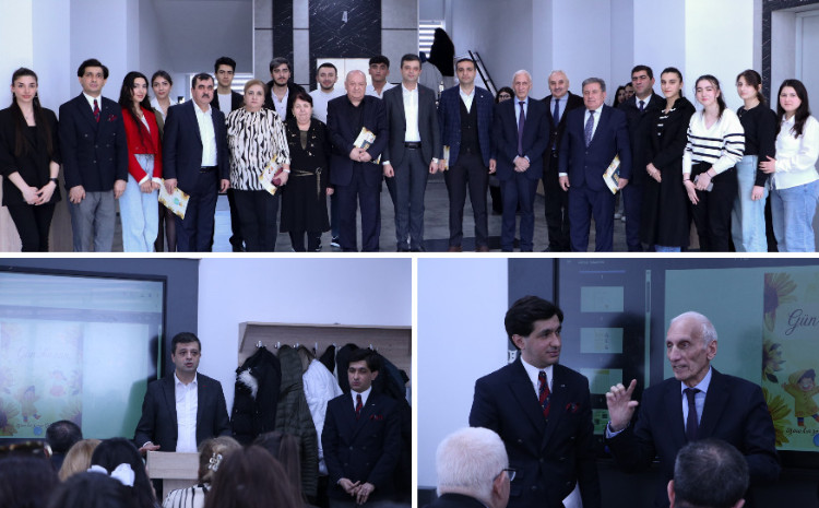 BDU-da “Günəbaxan” uşaq jurnalının və “Məbəd” esselər toplusunun təqdimat mərasimi keçirilib 