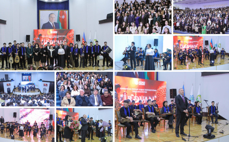 Gəncədə “İrəvan” Xalq Çalğı Alətləri ansamblının konserti keçirilib 