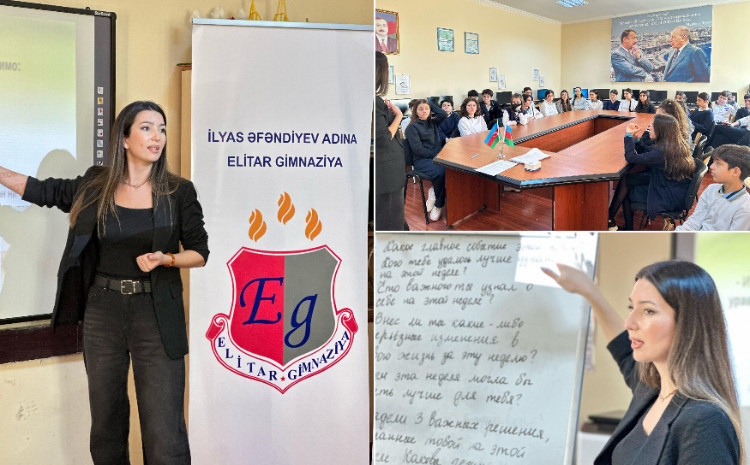 BDU-nun Psixoloji yardım sektoru məktəblilər üçün təlim keçib 