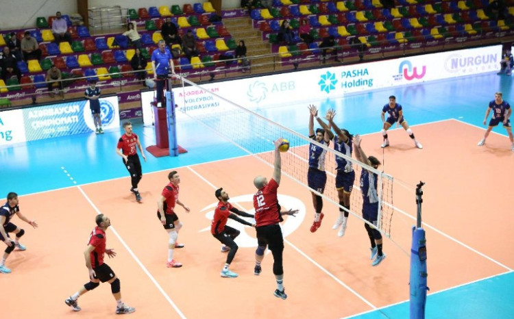 Kişi voleybolçuların Yüksək Liqasında növbəti oyunlar keçirilib 