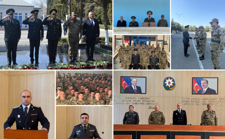 Hərbi Prokurorluq işçiləri Novruz bayramı və hüquqi maarifləndirmə ilə əlaqədar hərbi hissələrdə olublar 