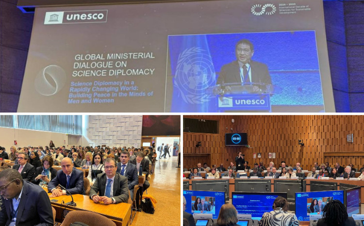 Emin Əmrullayev UNESCO-nun “Elm Diplomatiyası üzrə Qlobal Nazirlər Dialoqu”nda iştirak edir 