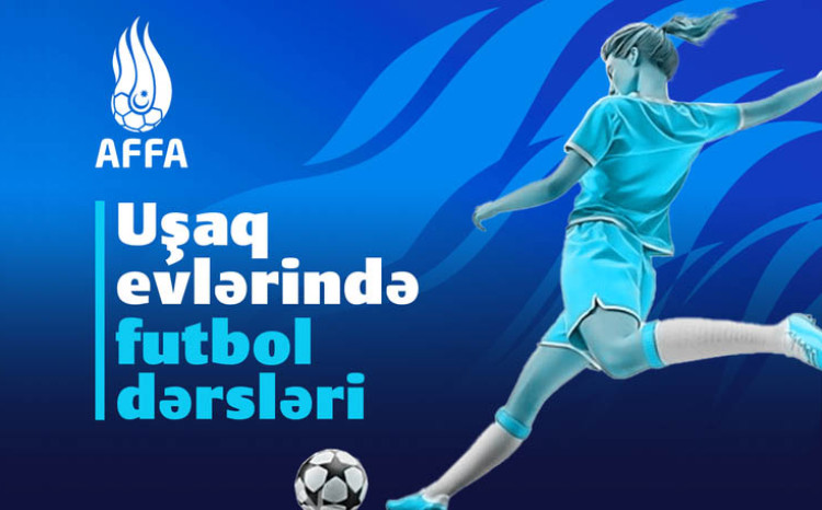 Uşaq evlərində futbol dərslərinə start verilib 