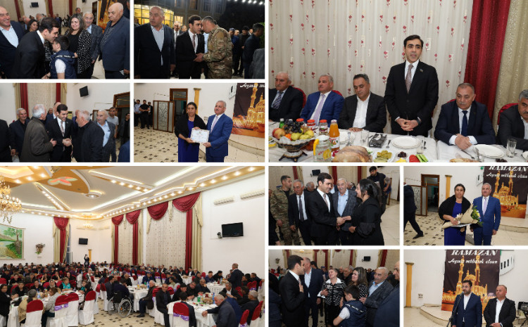 Millət vəkili şəhid ailələri ilə birgə iftar süfrəsində 