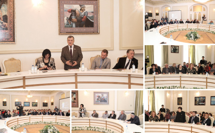 M.A.Şoloxovun 120 illik yubileyinə həsr olunmuş “Səhra Qartalı” kitabının təqdimatı keçirildi 
