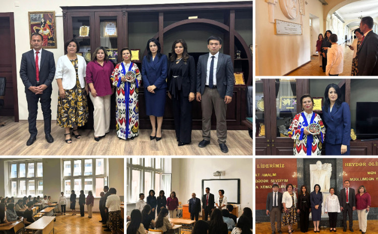 Fərqanə vilayətinin Pedaqoji Bacarıqlar Mərkəzinin nümayəndələri ADPU-da olub 