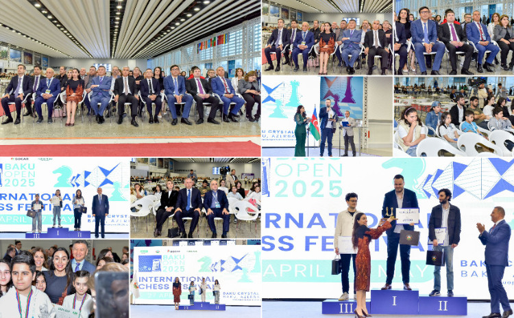 “Baku Open-2025” Beynəlxalq Şahmat Festivalının bağlanış mərasimi keçirilib 