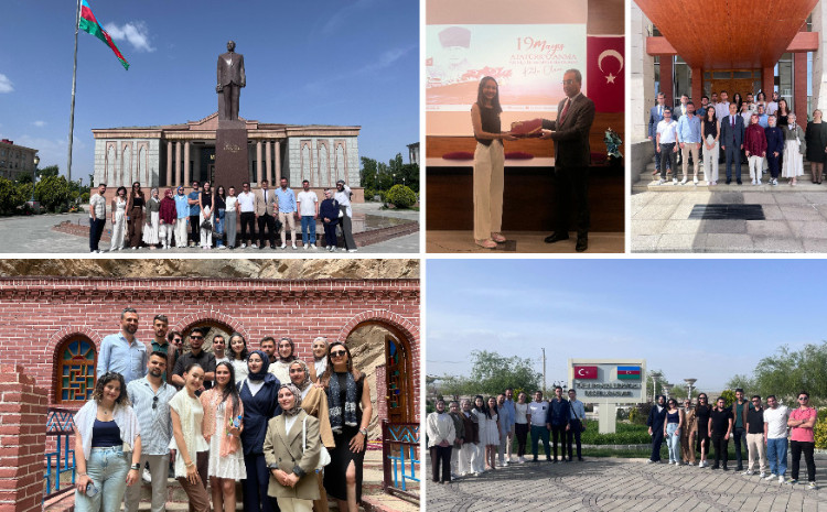 Iğdır Universiteti Beynəlxalq Münasibətlər Topluluğu Naxçıvanda! 