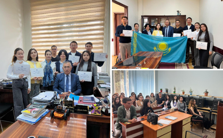 Master’s Students from Almaty State University Complete Scientific Internship at BSU 