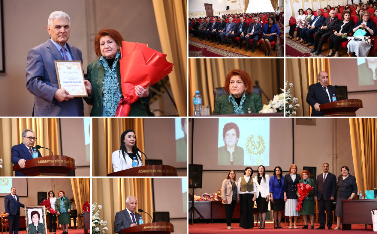 ADPU-da professor Nailə Verdizadənin 80 illik yubileyi qeyd olunub 