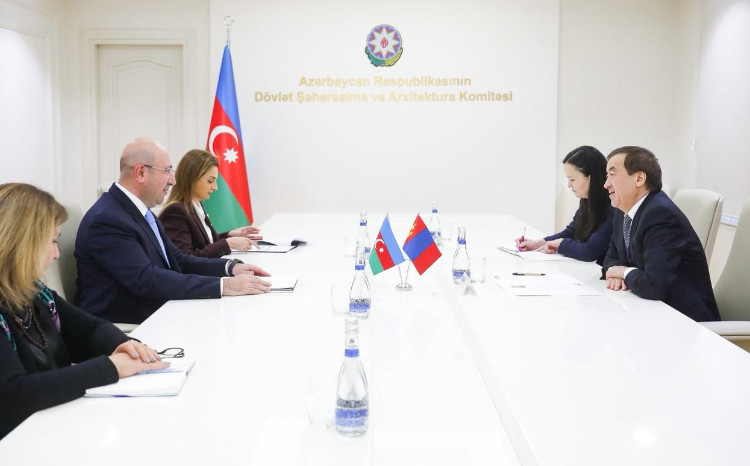 Anar Quliyev Monqolustan səfiri ilə şəhərsalma və WUF13-də iştirak məsələlərini müzakirə ediblər 