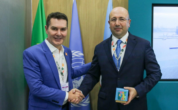 Anar Guliyev Meets with Brazil’s Minister of Cities Jader Filho at COP30 
