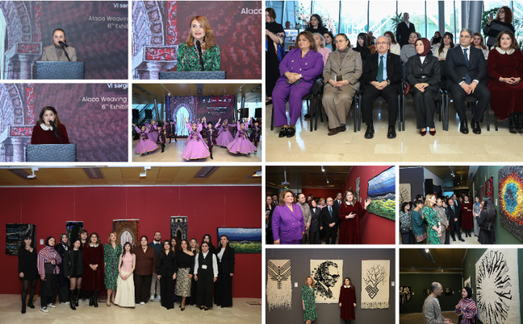 Alaca Weaving Collective 6th Exhibition is now Open at the Azerbaijan National Carpet Museum 