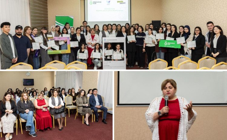 Bakıda "Eko Səfir Qızlar" proqramının yekun mərasimi keçirilib 