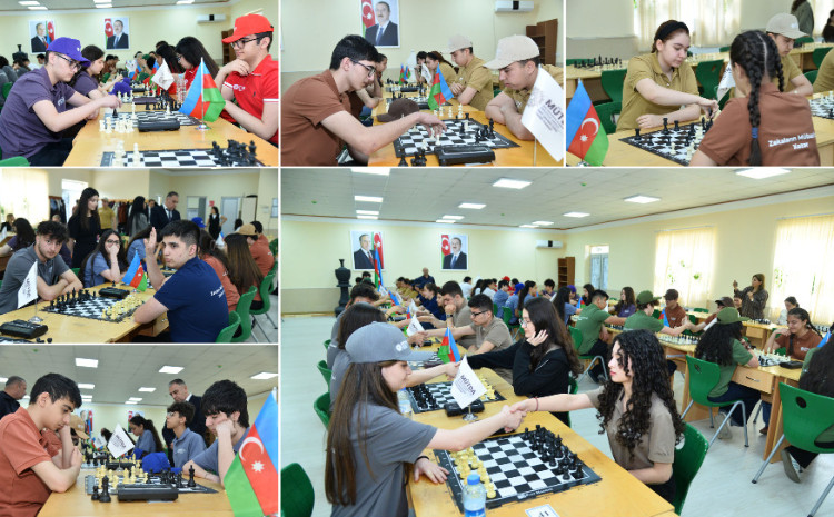 “Zəkaların mübarizəsi” olimpiadasının şahmat kateqoriyası üzrə regional mərhələsi keçirilib 