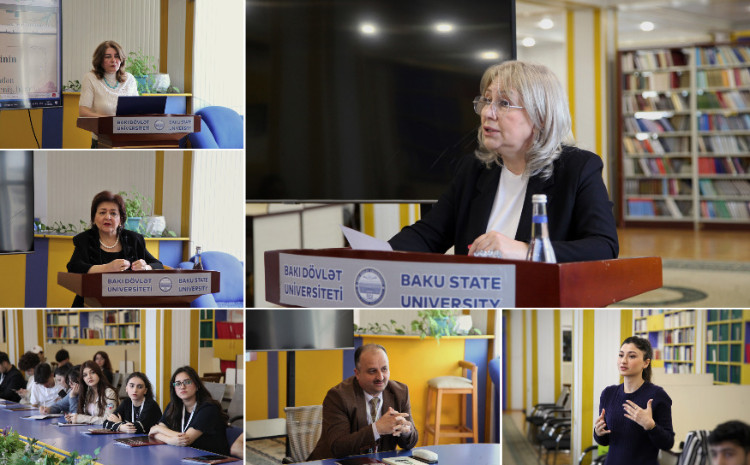BDU-da “Gənclər sülh naminə mədəniyyətlərarası dialoqda - Bakı Forumu” çərçivəsində təlimlər 