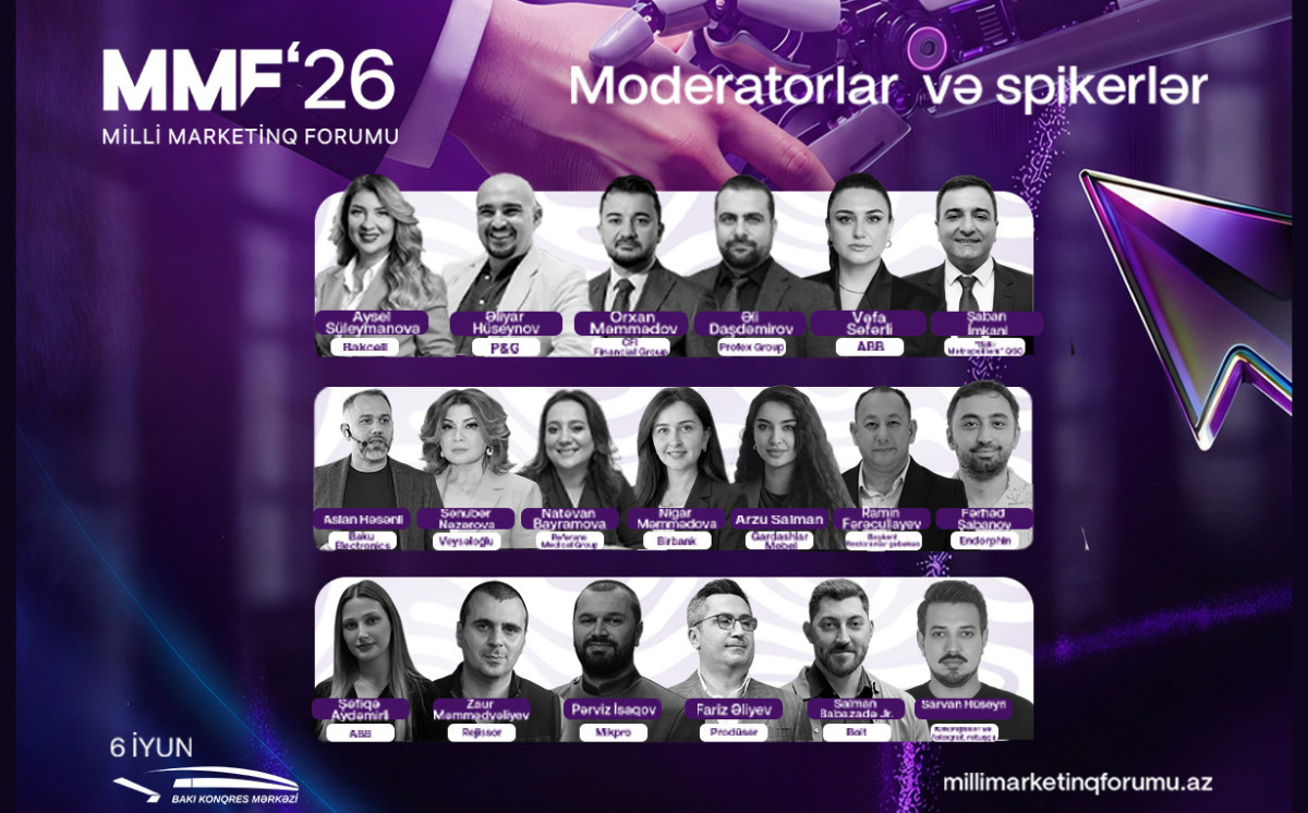 XI Milli Marketinq Forumunun spikerləri bəlli oldu! 