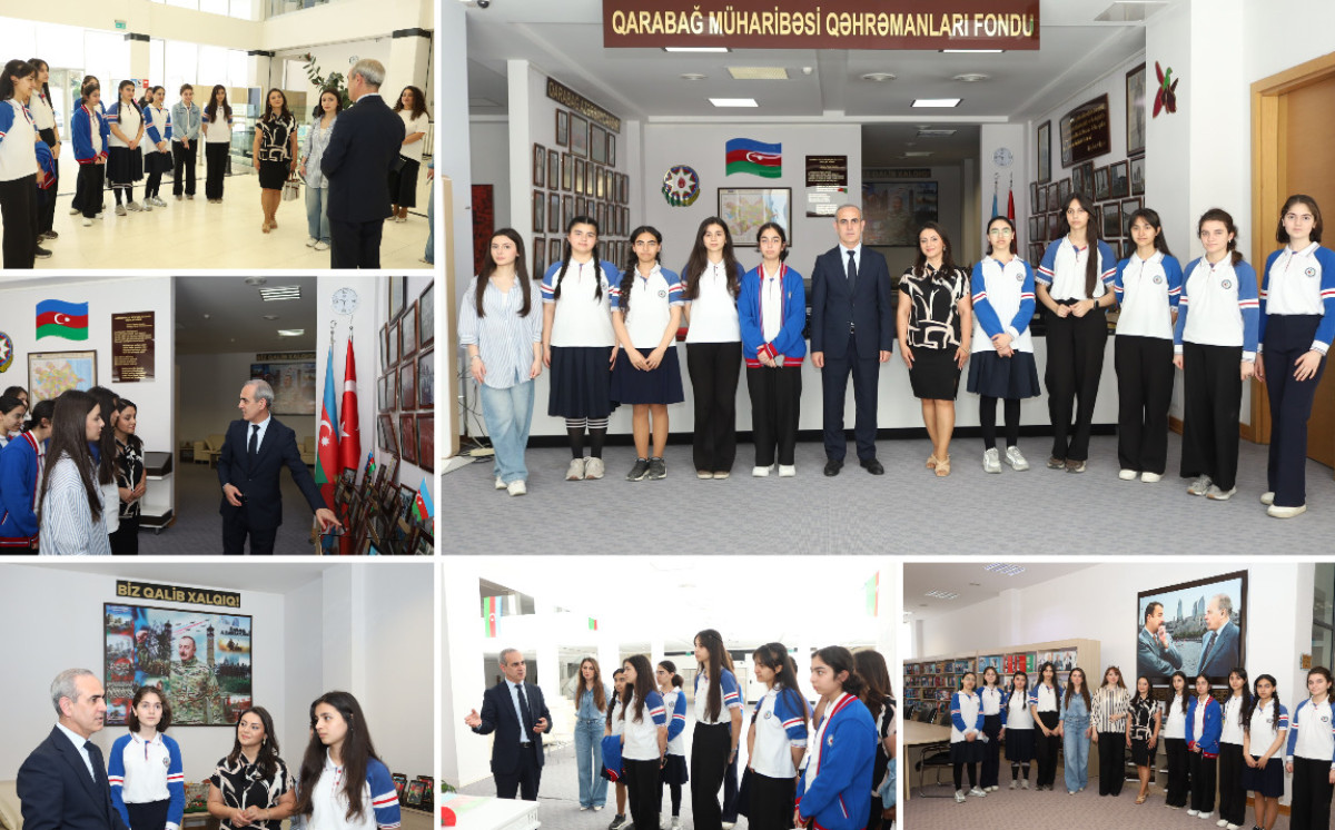 Fizika, riyaziyyat və informatika təmayüllü respublika liseyinin şagirdləri Mərkəzi Elmi Kitabxanada olublar 