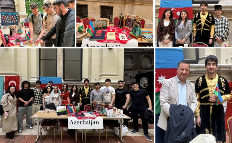 Budapeşt Korvinus Universitetində Azərbaycan guşəsi 